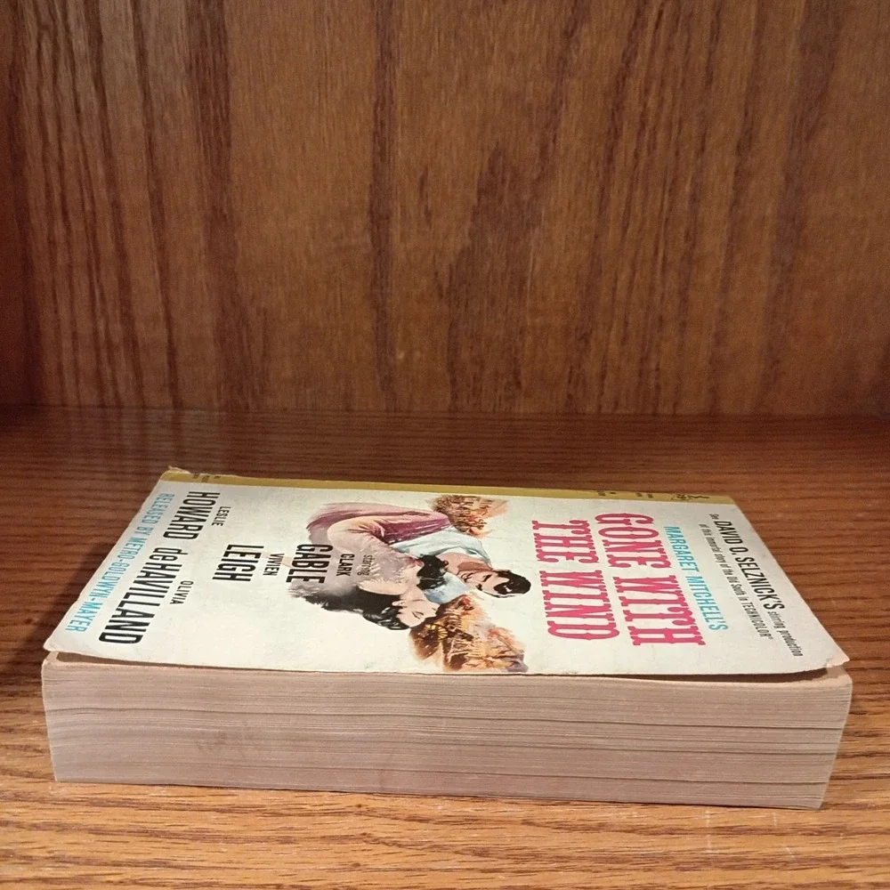 Gone With The Wind (1961 Mass Market Paperback) Margaret Mitchell Movie Tie In